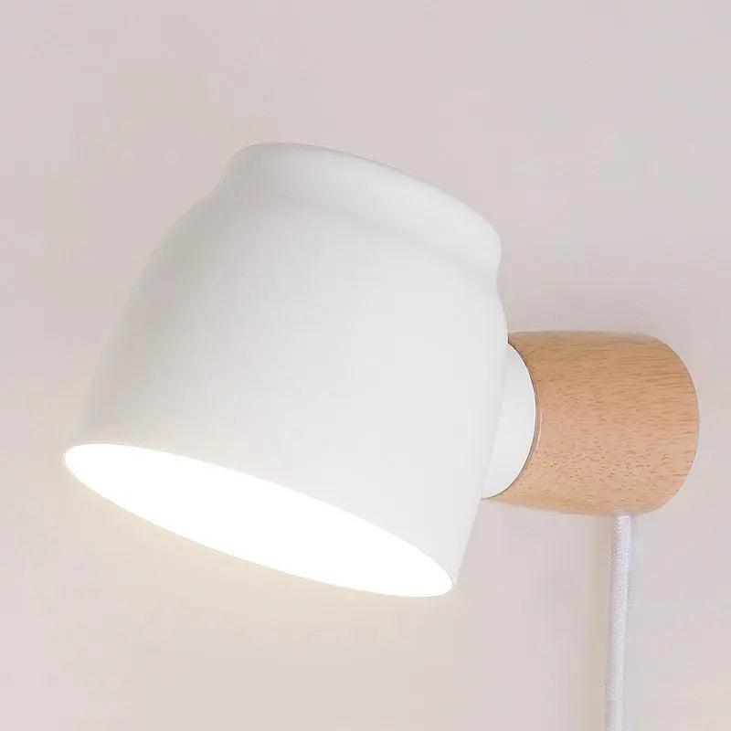 Plug-In Wall Sconce Light Fixture with Cord for Bedroom, Living Room, Hallway | Modern Ambient Lighting for Home | Simple No-Hardwire Setup | Thomler
