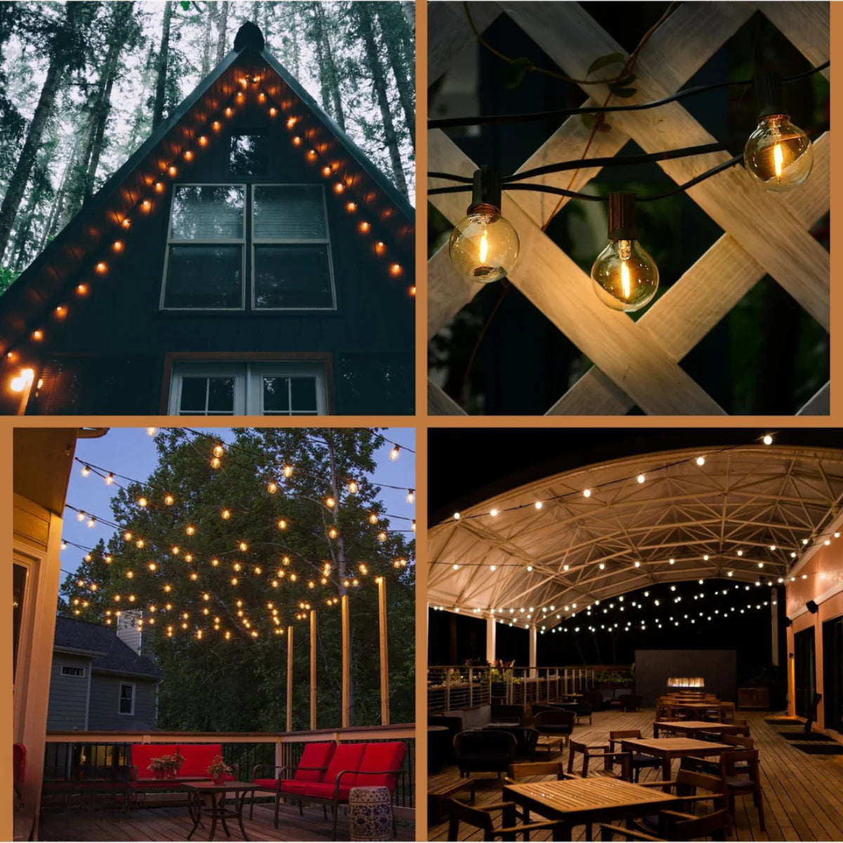 Solar-Powered Outdoor String Lights for Patio, Yard & Deck – Weather-Resistant LED Ambience for Garden Parties, Backyard Dining | Thomler