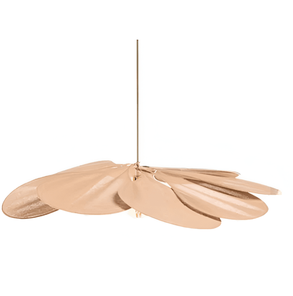Pendant Light Fabric Flower Shade 50.0 cm Vintage Living Room Bedroom Dining Hanging Ceiling Lamp E27 Adjustable | Thomler
