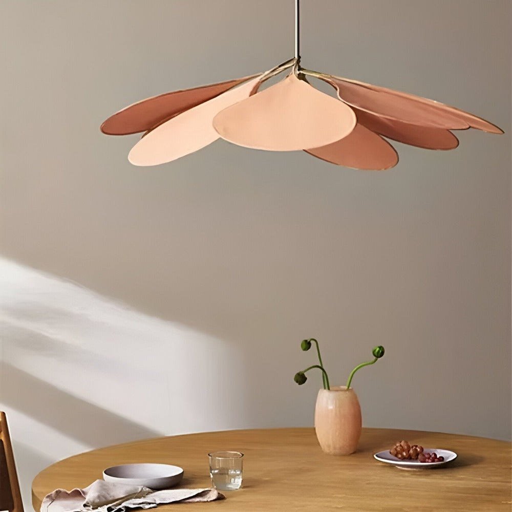 Pendant Light Fabric Flower 50.0–80.0 cm Adjustable Living Room Bedroom Dining Room Decorative Ceiling Lamp | Thomler