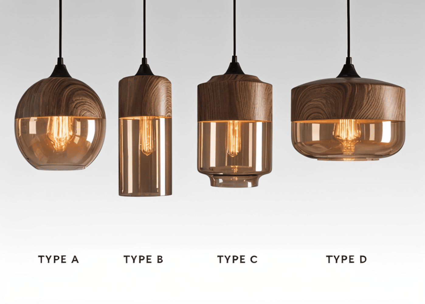 Pendant Light Glass 25.4 cm Tinted Shade Dining Room Kitchen Island Scandinavian Retro Hanging Ceiling Lamp Adjustable | Thomler