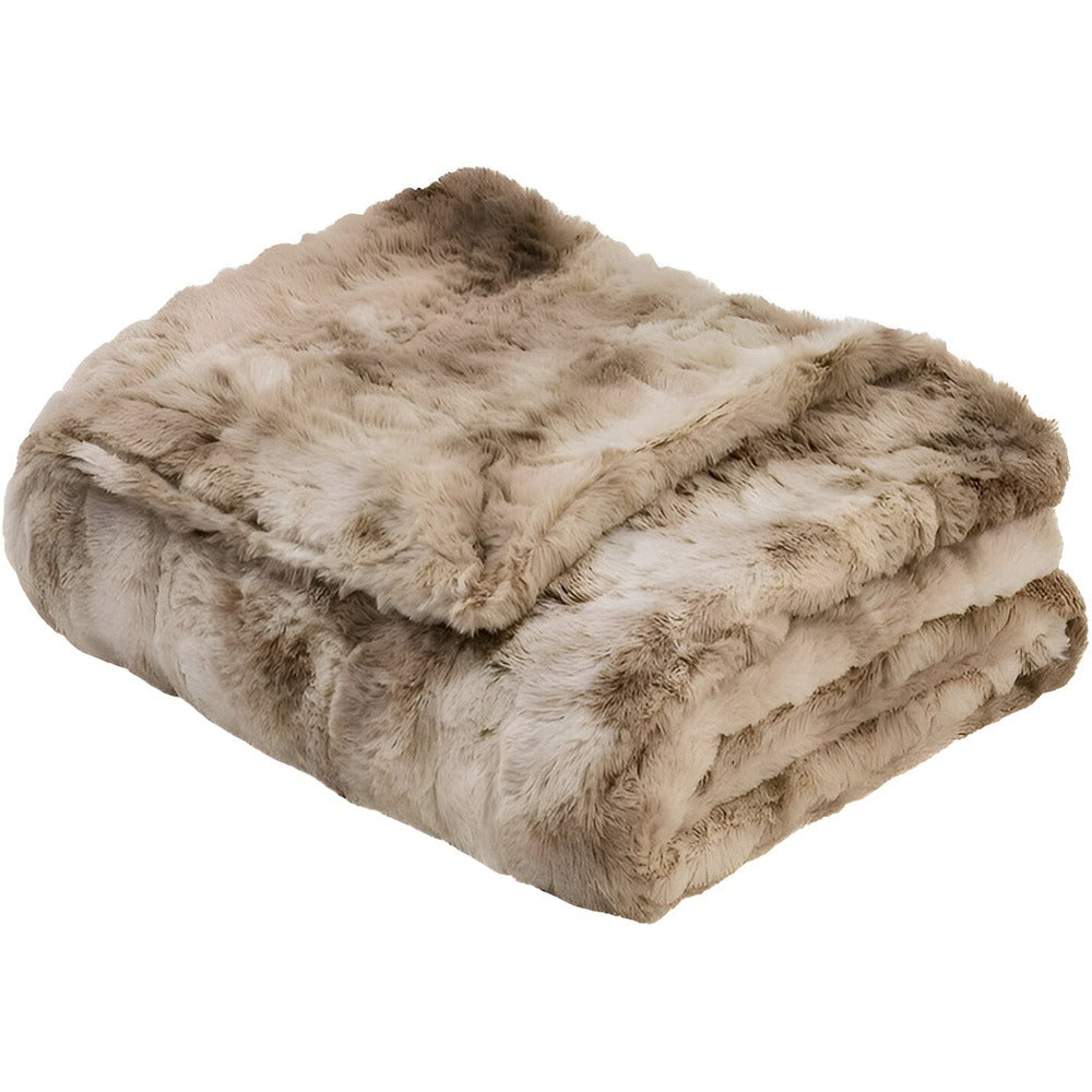 Plush Reversible Fleece Throw Blanket Winter Warmth Coral Velvet Batik Design Cozy Bed Sofa Cover Double-Sided Soft Anti-Pilling | Thomler