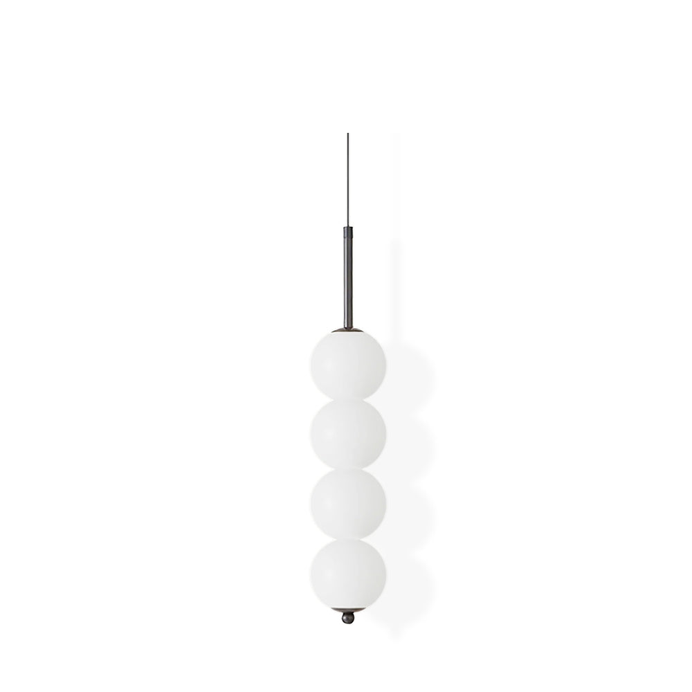 Pendant Light Brass Milk Glass 14.6 in Indoor Dining Room Kitchen Ceiling Lamp Soft LED Illumination Decorative Modern Hanging Fixture | Thomler