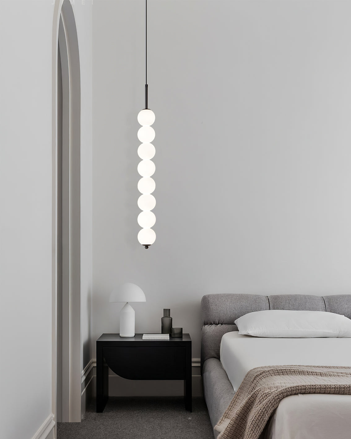 Pendant Light Brass Milk Glass 14.6 in Indoor Dining Room Kitchen Ceiling Lamp Soft LED Illumination Decorative Modern Hanging Fixture | Thomler