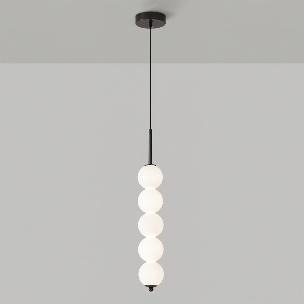Pendant Light Brass Milk Glass 14.6 in Indoor Dining Room Kitchen Ceiling Lamp Soft LED Illumination Decorative Modern Hanging Fixture | Thomler