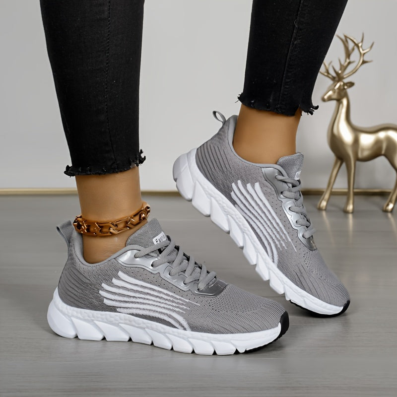 Women's Running Shoes Cushioned Shock-Absorbing Sole Lightweight Breathable Sneakers for Everyday Training & Walking | Thomler