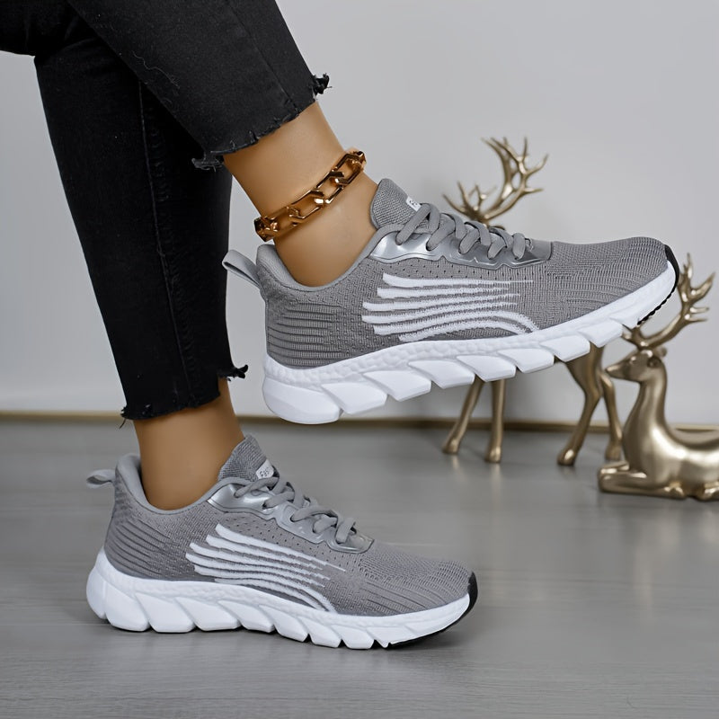 Women's Running Shoes Cushioned Shock-Absorbing Sole Lightweight Breathable Sneakers for Everyday Training & Walking | Thomler