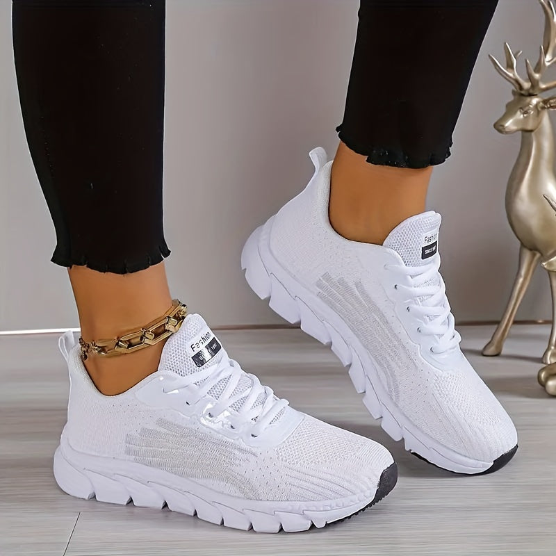 Women's Running Shoes Cushioned Shock-Absorbing Sole Lightweight Breathable Sneakers for Everyday Training & Walking | Thomler