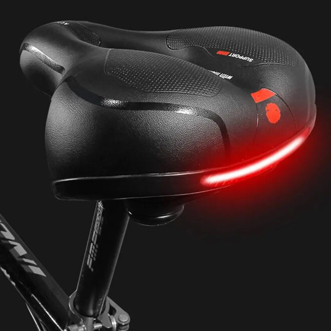 Bicycle Saddle PE Memory Foam 25.0 cm Black Ergonomic Comfort Seat For Road Mountain City Electric Bike Cycling | Thomler