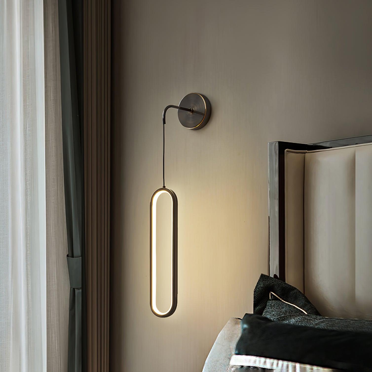 Wall Lamp Brass Integrated LED 68.0 cm White Bedroom Hallway Living Room Hanging Accent Light Adjustable Colour Temperature | Thomler