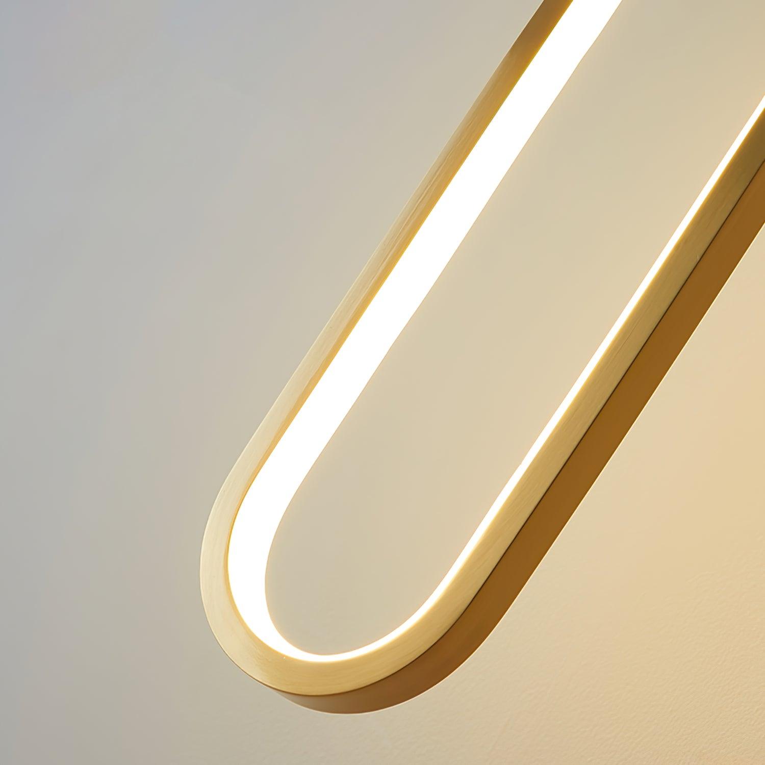 Wall Lamp Brass Integrated LED 68.0 cm White Bedroom Hallway Living Room Hanging Accent Light Adjustable Colour Temperature | Thomler