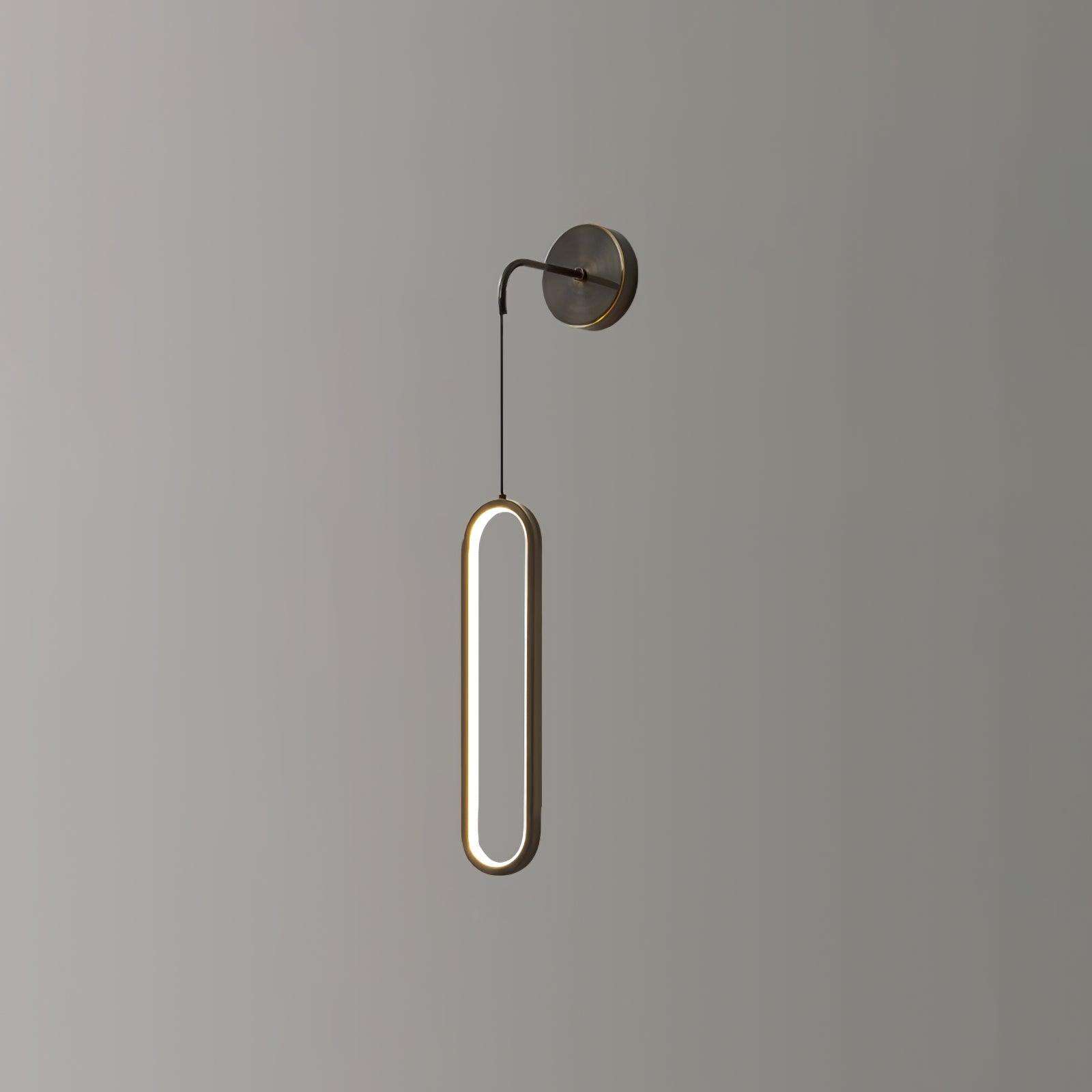 Wall Lamp Brass Integrated LED 68.0 cm White Bedroom Hallway Living Room Hanging Accent Light Adjustable Colour Temperature | Thomler