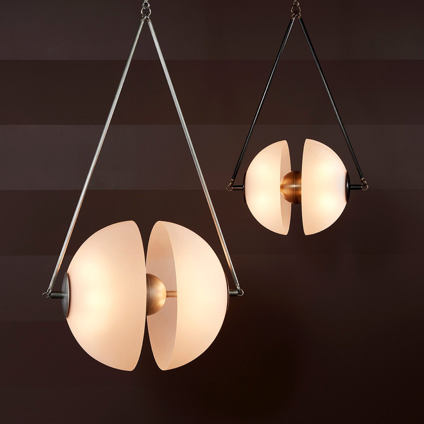 Pendant Light Metal 15.7 in White Glass 9.8 in Indoor Ceiling Lighting Dining Room Kitchen | Thomler