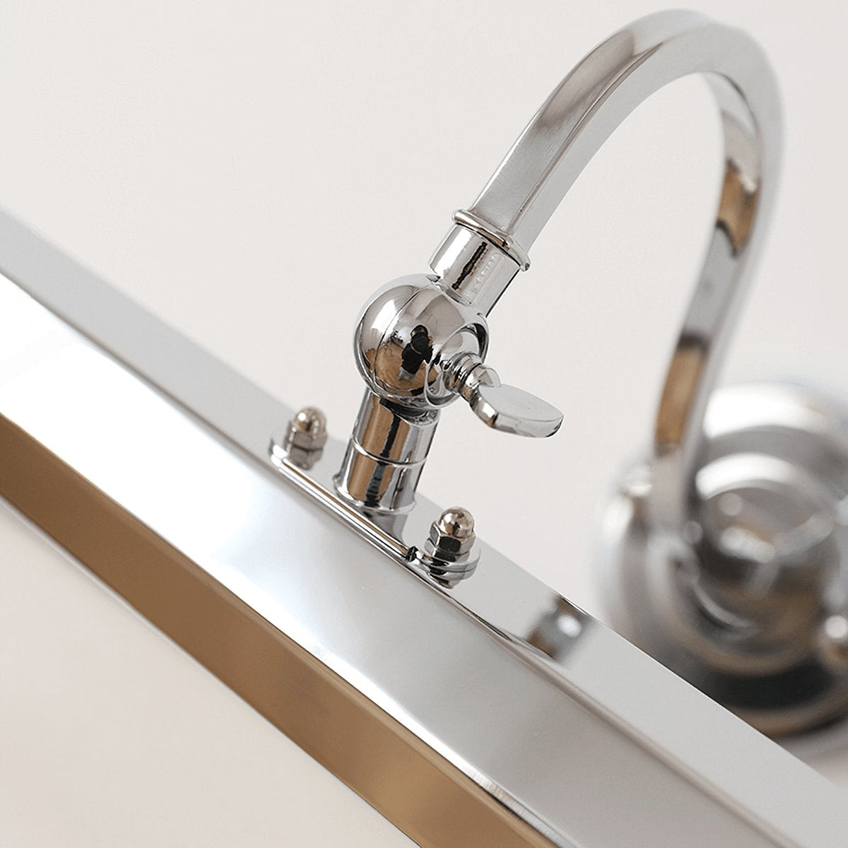 Contemporary Metal Globe Sconce with Chrome or Gold Finish for Indoor Spaces | Thomler