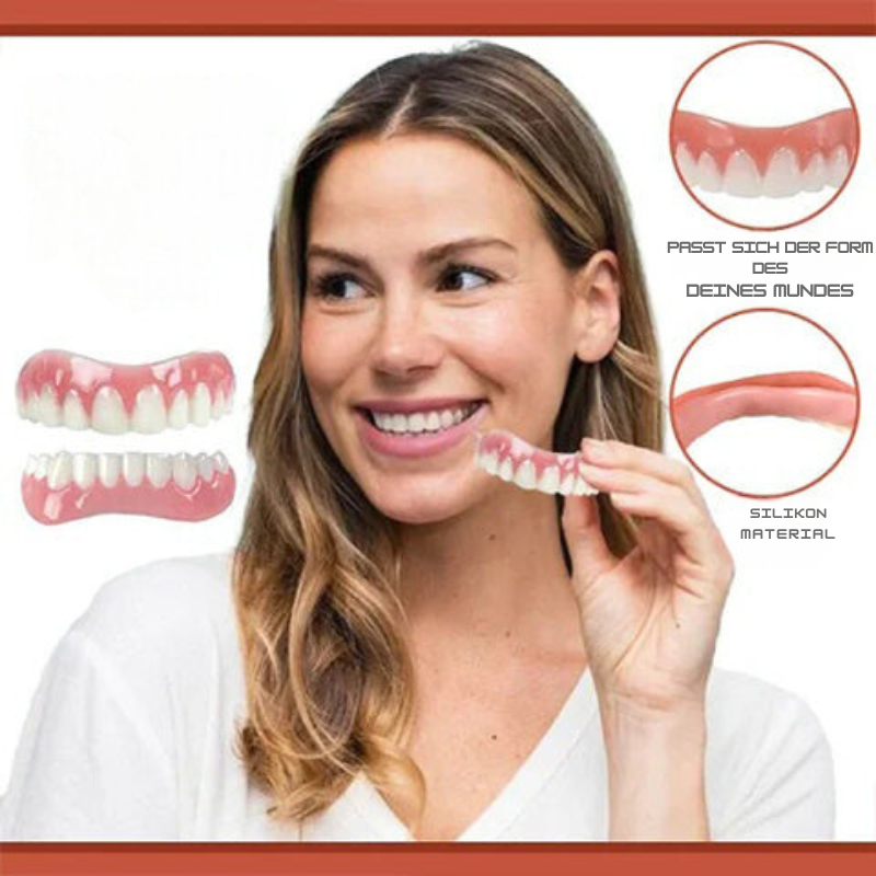 Flexible Denture Cushion Kit – Soft Silicone Comfort Liner for Upper & Lower Dentures – Pain-Free Fit | Thomler