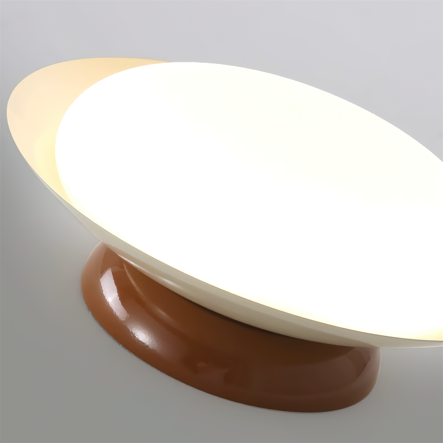 Ceiling Light Metal Dome 9.8 in LED Green Brown Bathroom Kitchen Flush Mount Fixture | Thomler