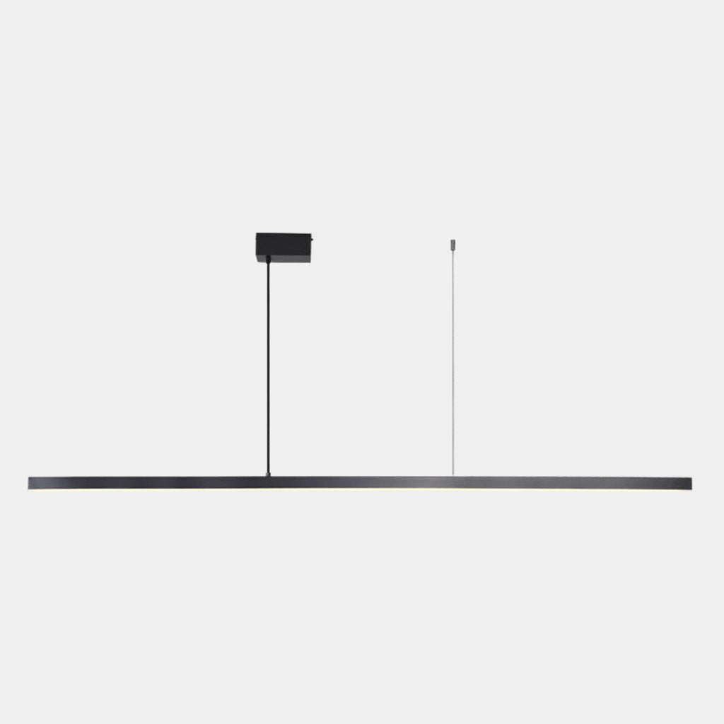 Pendant Light Brass Adjustable 62 in Dimmable LED Dining Room Kitchen Island Linear Ceiling Lamp | Thomler