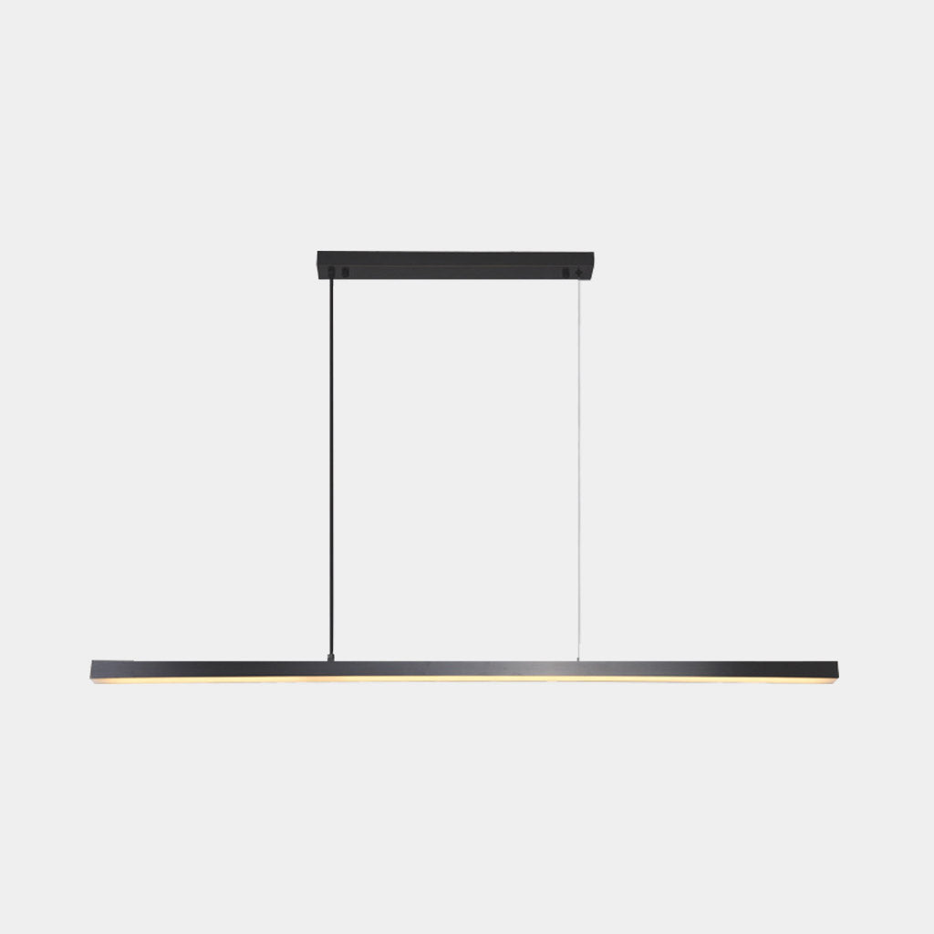 Pendant Light Brass Adjustable 62 in Dimmable LED Dining Room Kitchen Island Linear Ceiling Lamp | Thomler