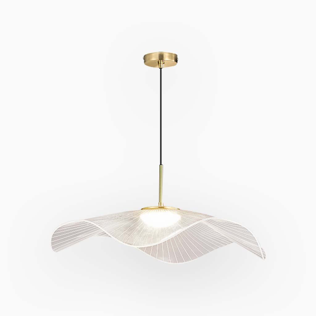 Pendant Light Acrylic 15.75 in LED Modern Living Room Bedroom Dining Ceiling Lamp Adjustable 3 Light Colors | Thomler