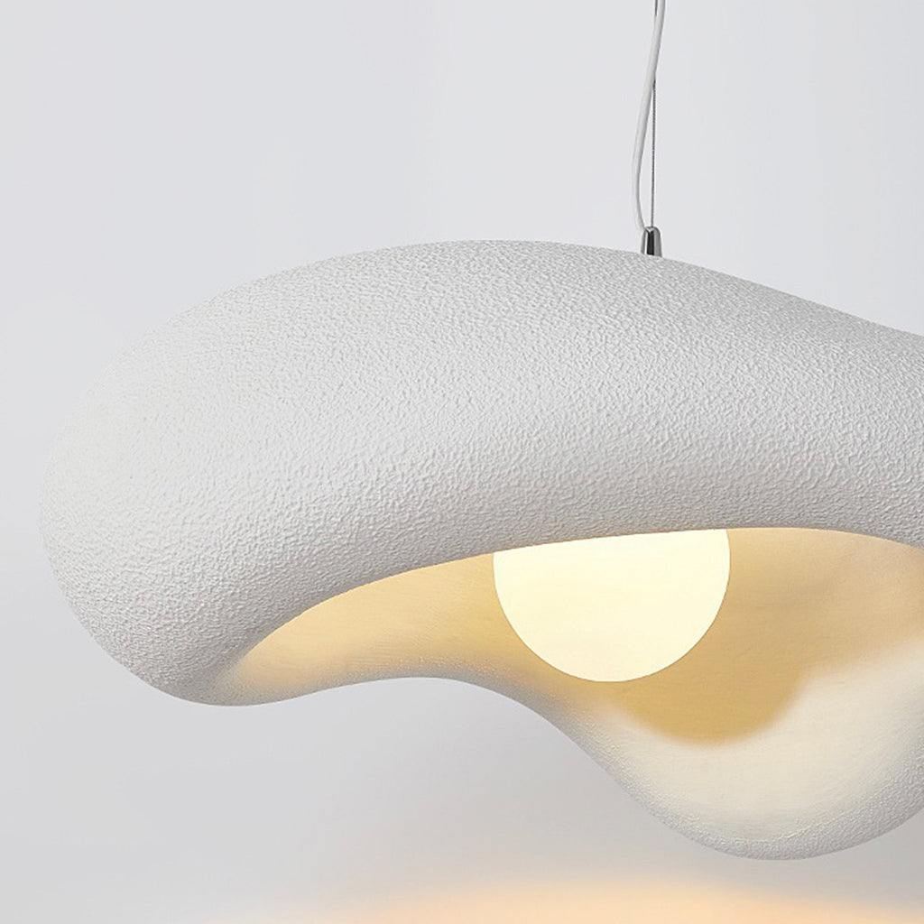 Pendant Light Resin 23.6 in x 9.1 in Adjustable LED Modern Living Room Bedroom Dining Room Hanging Lamp | Thomler