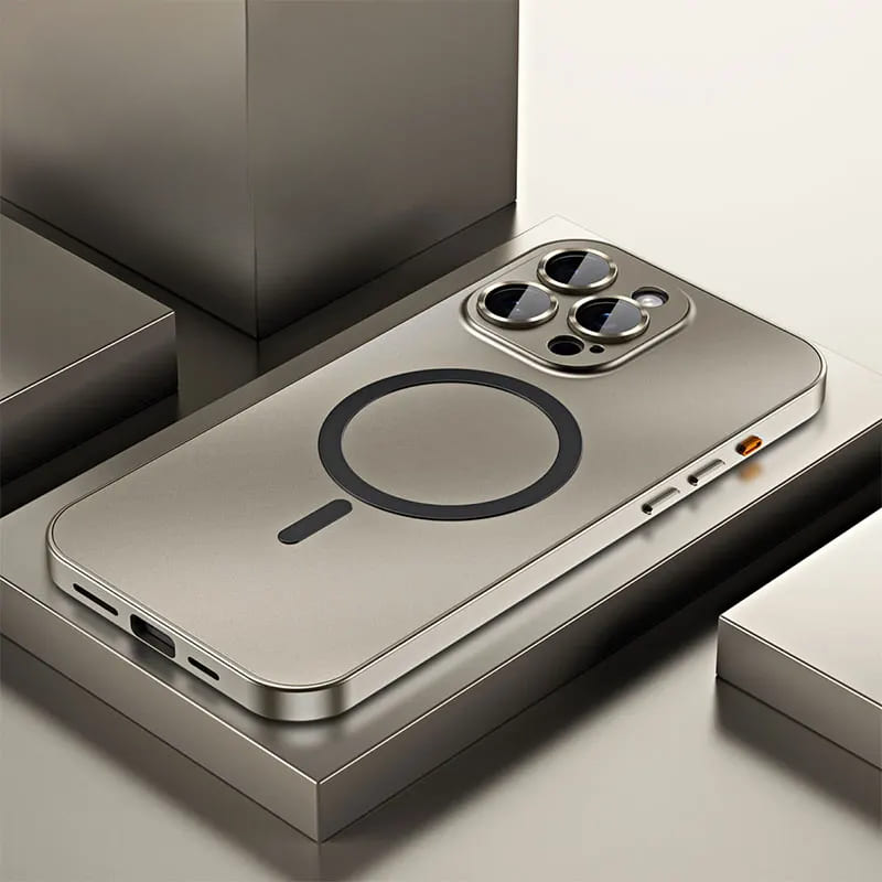 Aluminum Snap-Lock iPhone Case with Full Camera Protection & Raised Edges for 13-17 Models | Thomler