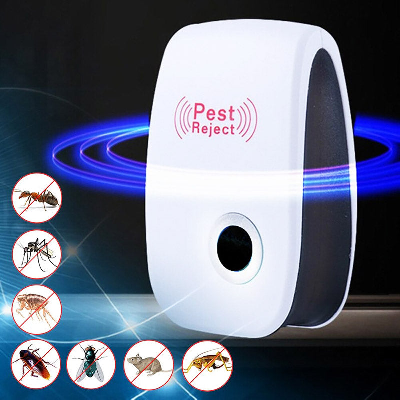 Ultrasonic Pest Repeller Plug-In 2-Pack for Mice Rats Roaches Spiders Bugs Indoor Home Rooms Kitchen Bedroom | Thomler