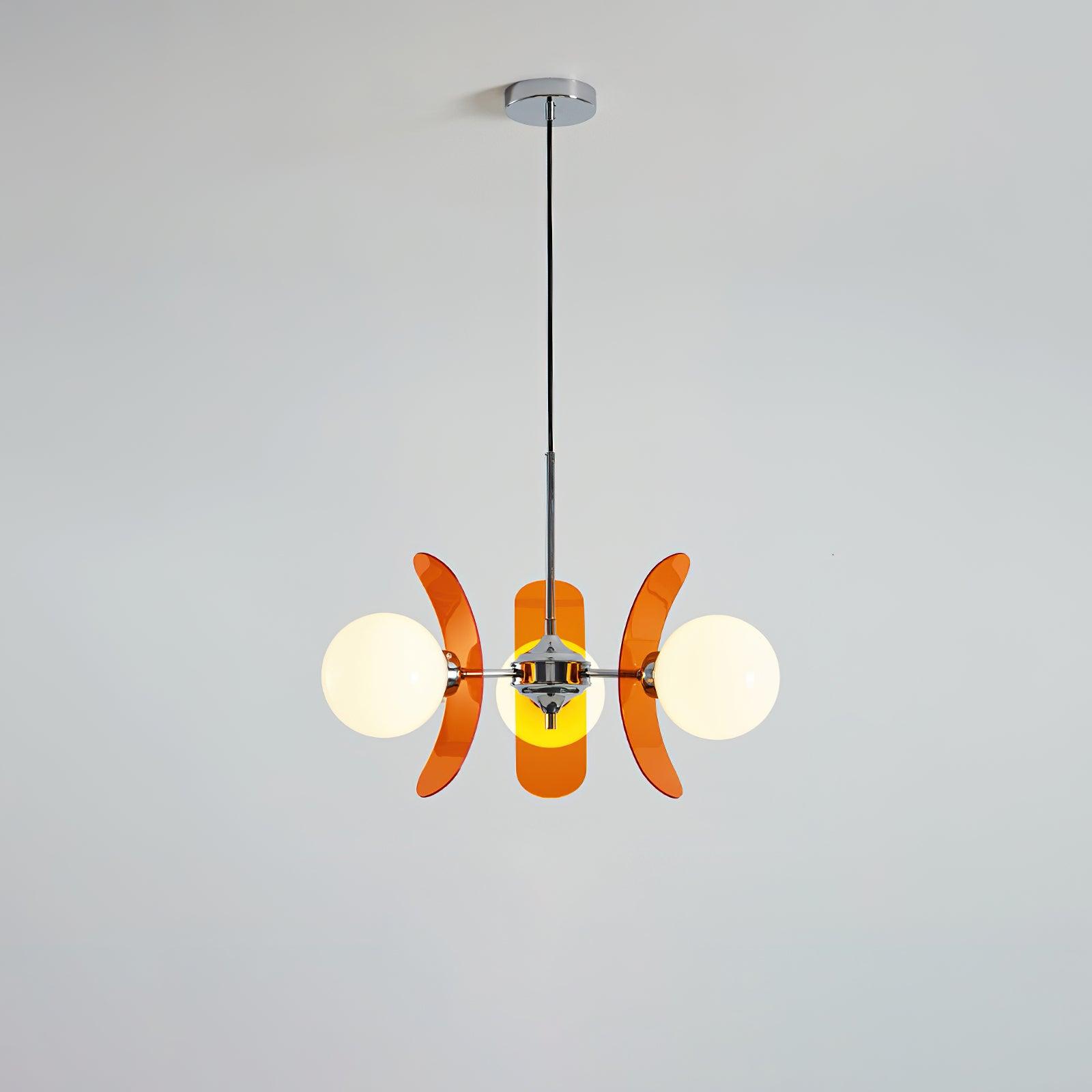 Iron Glass Ceiling Light for Dining Room Modern Multi-Bulb Fixture Adjustable Pendant Chandelier for Kitchen Island Living Room Entryway Hom | Thomler