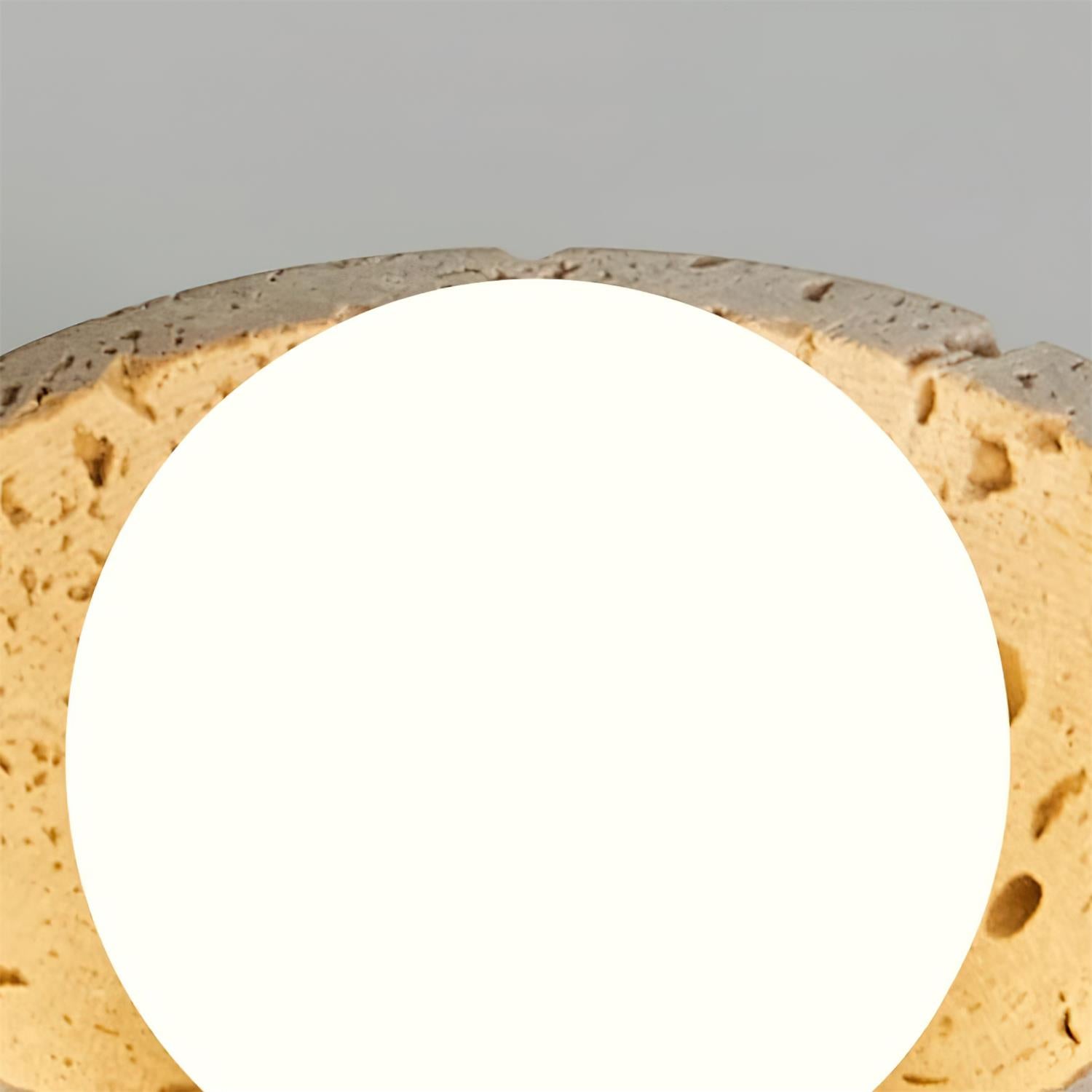 Ceiling Light Travertine Stone 5.9 in White Indoor Wall And Ceiling Fixture Modern Lighting | Thomler