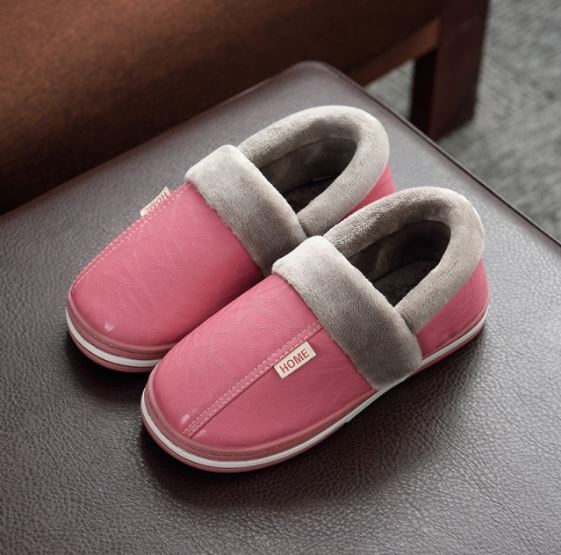 Waterproof Plush-Lined House Slippers with Anti-Slip Sole for Indoor & Outdoor Winter Comfort | Thomler