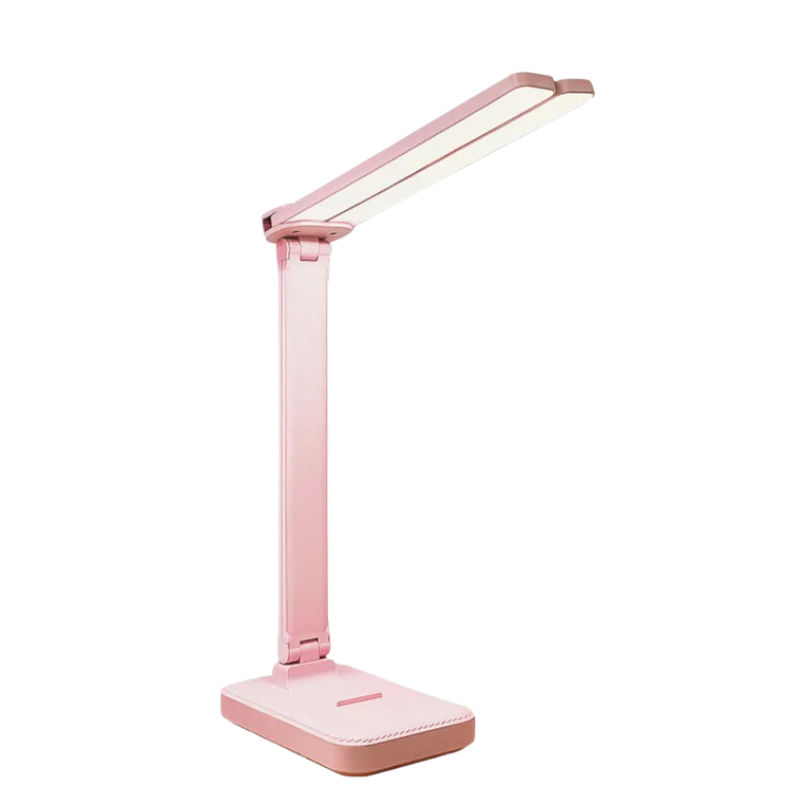 Folding LED Desk Lamp with Built-In Phone Stand & USB Charging – 3 Brightness Levels for Study, Work & Reading | Thomler