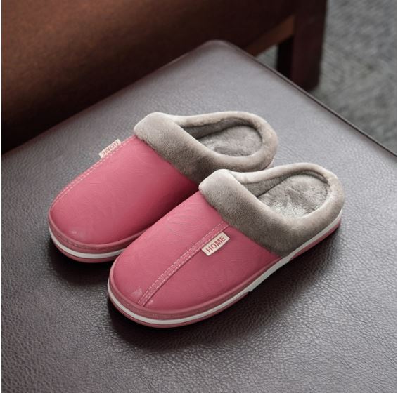 Waterproof Plush-Lined House Slippers with Anti-Slip Sole for Indoor & Outdoor Winter Comfort | Thomler