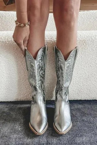 Western-Style Ankle Boots for Women – Versatile Year-Round Footwear with Block Heel & Pointed Toe | Thomler