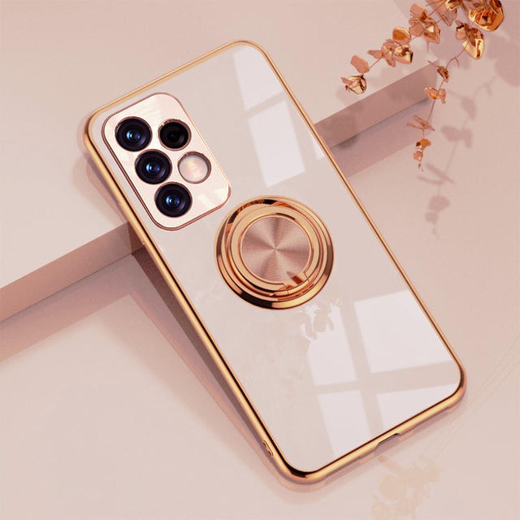 Rotating Ring Grip Phone Case for Samsung Galaxy – Magnetic Car Mount Compatible, Shock-Absorbing TPU with Microfiber Lining for S21-S26 | Thomler