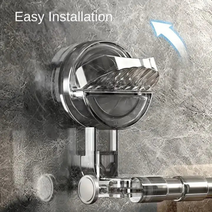 Towel Rail Stainless Steel 60.0–120.0 cm Adjustable Bathroom Kitchen Storage Rack With Suction Cups No Drill Hanging Organiser Hooks | Thomler
