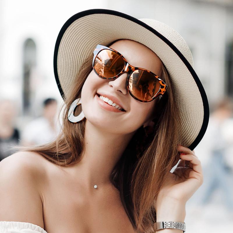 Fit-Over Sunglasses for Prescription Glasses with Polarized Lenses & UV Protection for Men & Women | Lightweight Wraparound Over-Glasses Eye | Thomler