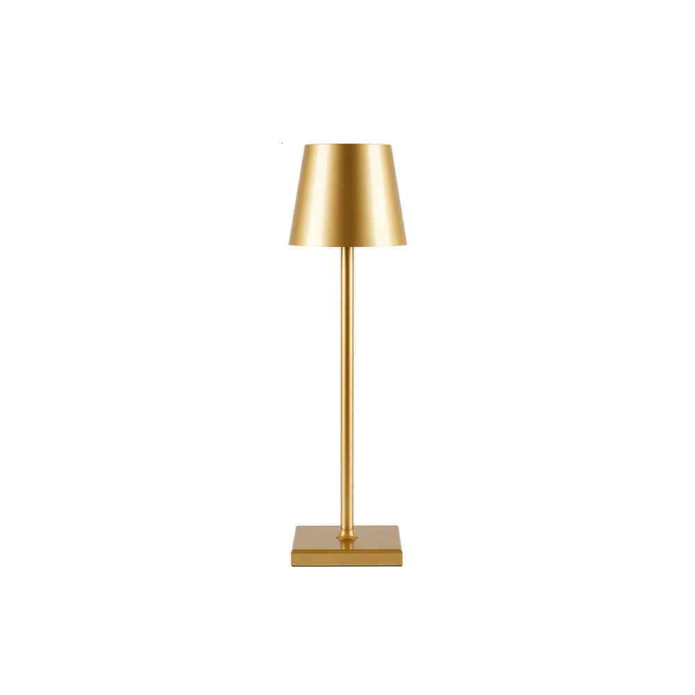 Table Lamp Metal 15 in Portable Indoor Outdoor LED Accent Light Dimmable USB Rechargeable Touch Control | Thomler