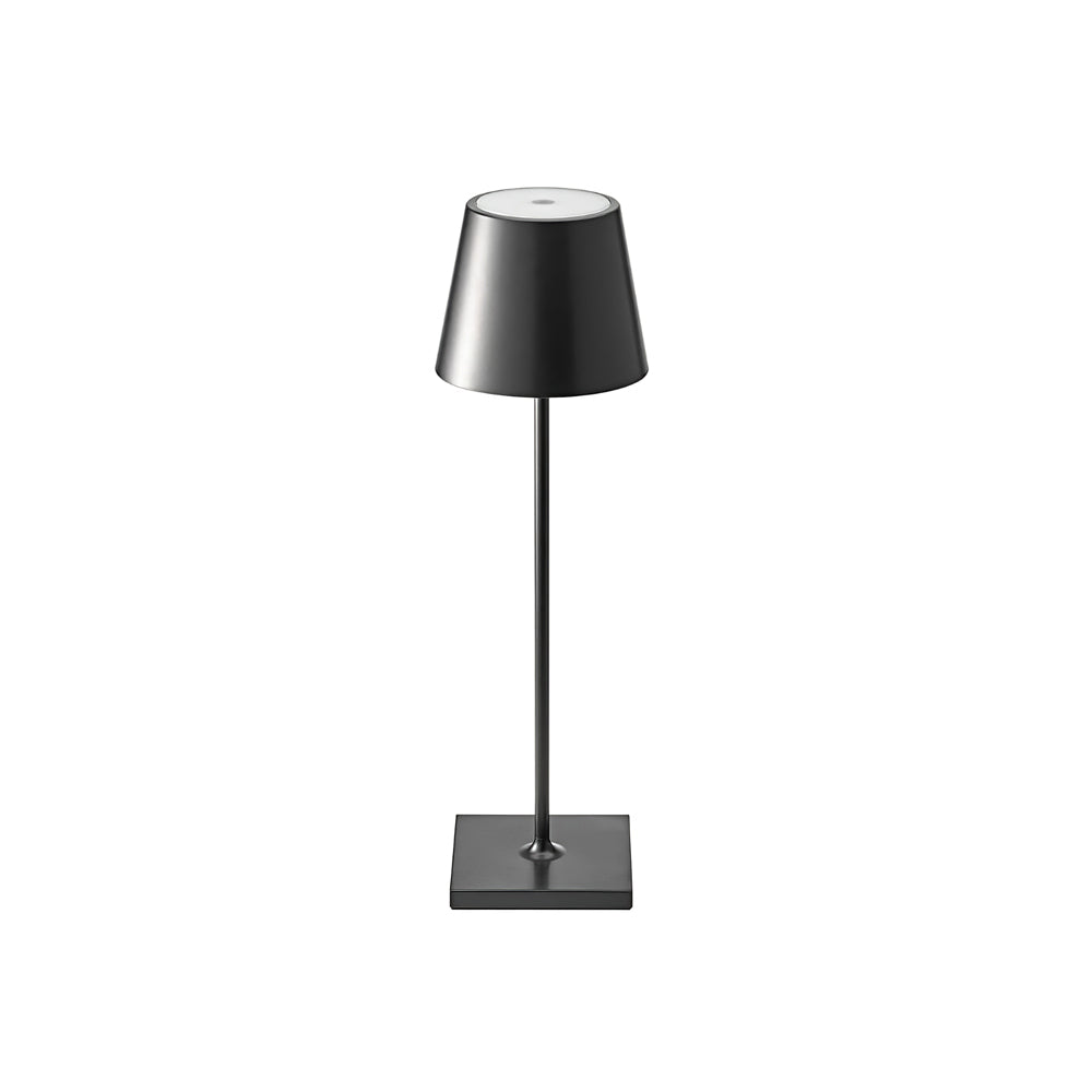 Table Lamp Metal 15 in Portable Indoor Outdoor LED Accent Light Dimmable USB Rechargeable Touch Control | Thomler