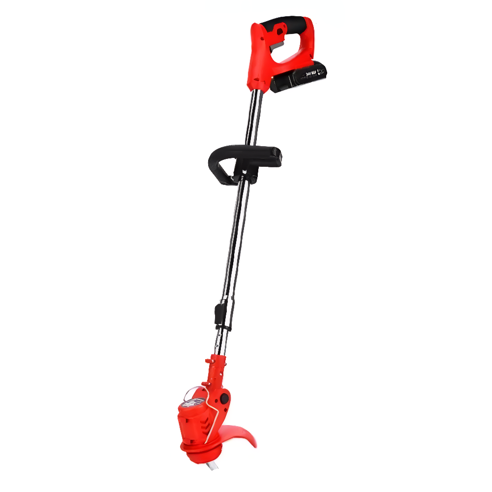 Rechargeable Lawn Edger 24V 18000 RPM Metal Blade Yard Tool Telescoping Handle for Sidewalks & Pathways Red Green Available | Thomler