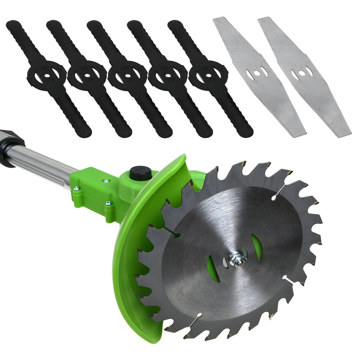 Rechargeable Lawn Edger 24V 18000 RPM Metal Blade Yard Tool Telescoping Handle for Sidewalks & Pathways Red Green Available | Thomler