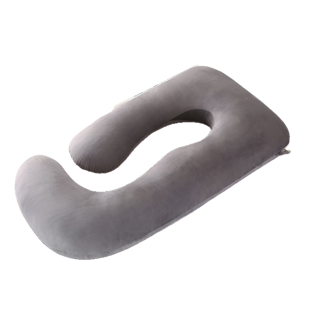 Maternity Support Cushion Full-Body U-Shaped Sleep Pillow for Pregnancy Nursing Lounging Back Hip Belly Leg Relief Washable Cover | Thomler