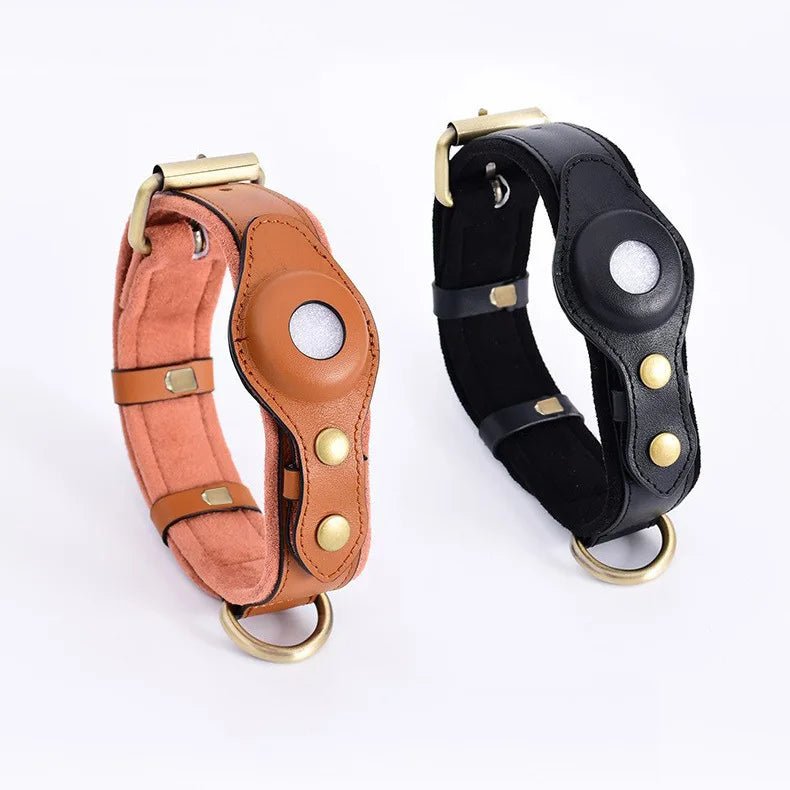 GPS Tracker Dog Collar with Adjustable Microfiber Strap – Waterproof Pet Safety Collar for Daily Walks and Outdoor Adventures | Thomler