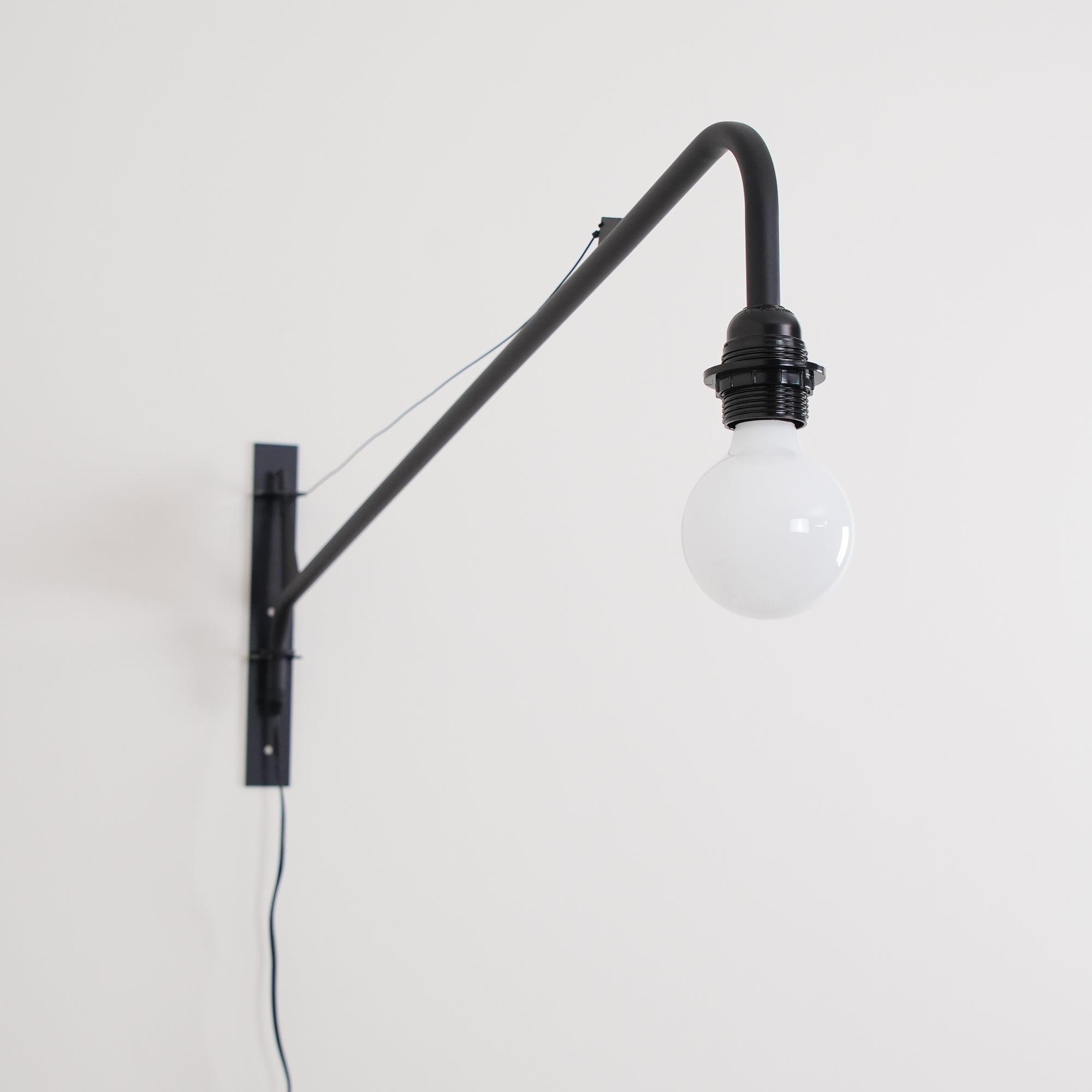 Wall Lamp Iron 43.3 in Adjustable Minimalist Living Room Office Coffee Shop Lighting | Thomler