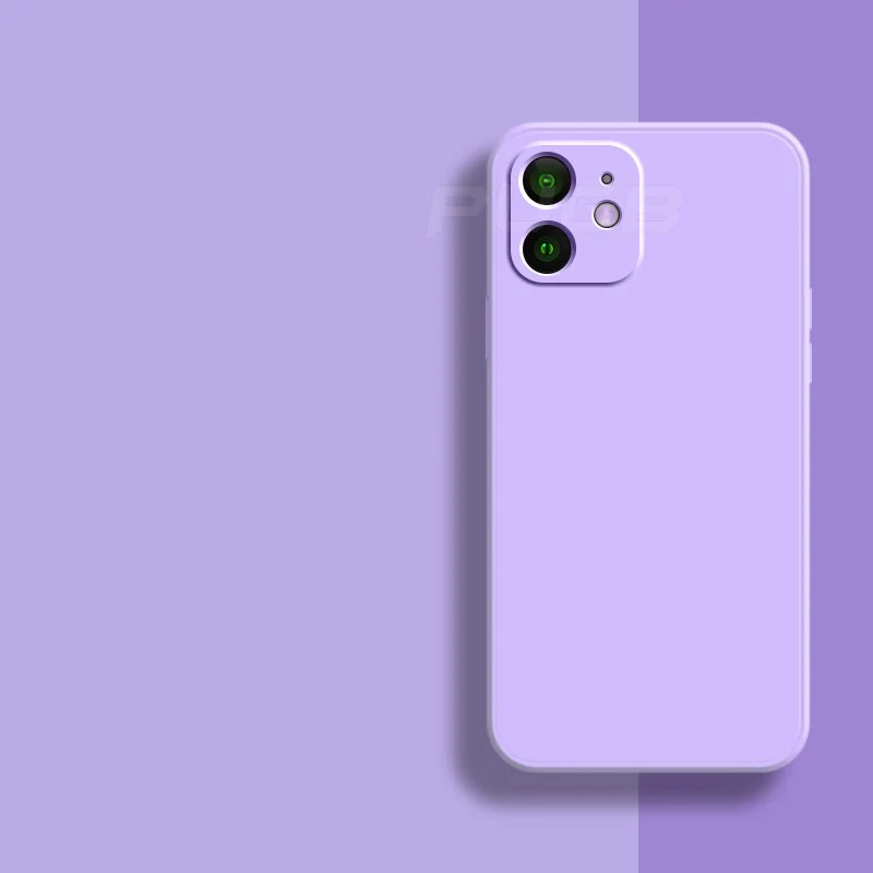 Soft Silicone iPhone Case for 11, 12, 13 Series – Slim Matte Grip Protection with Raised Edges and Full Camera Cover for Everyday Carry | Thomler