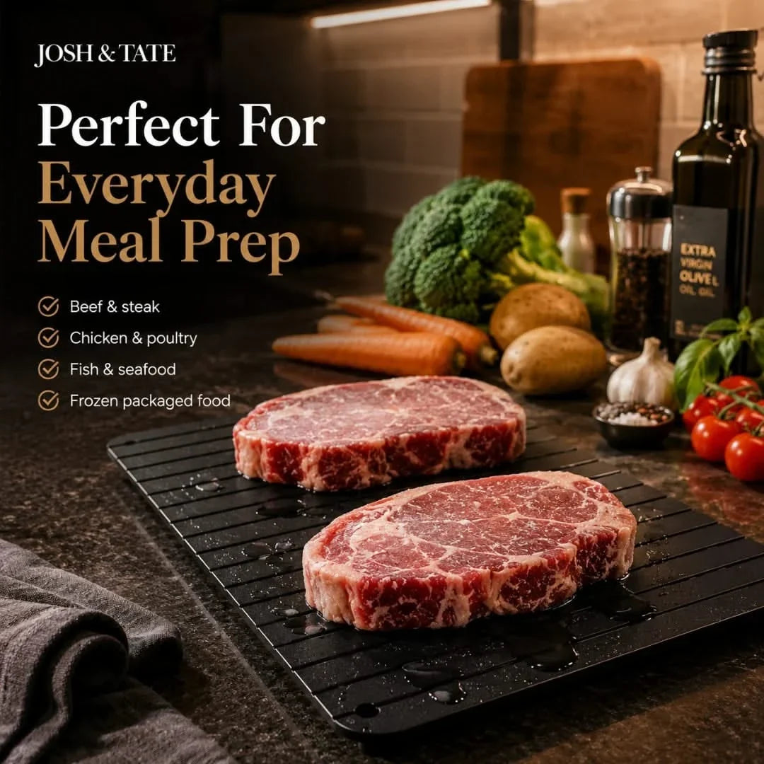 Aluminum Thawing Plate for Faster Meat Defrosting – No Electricity Required | Thomler
