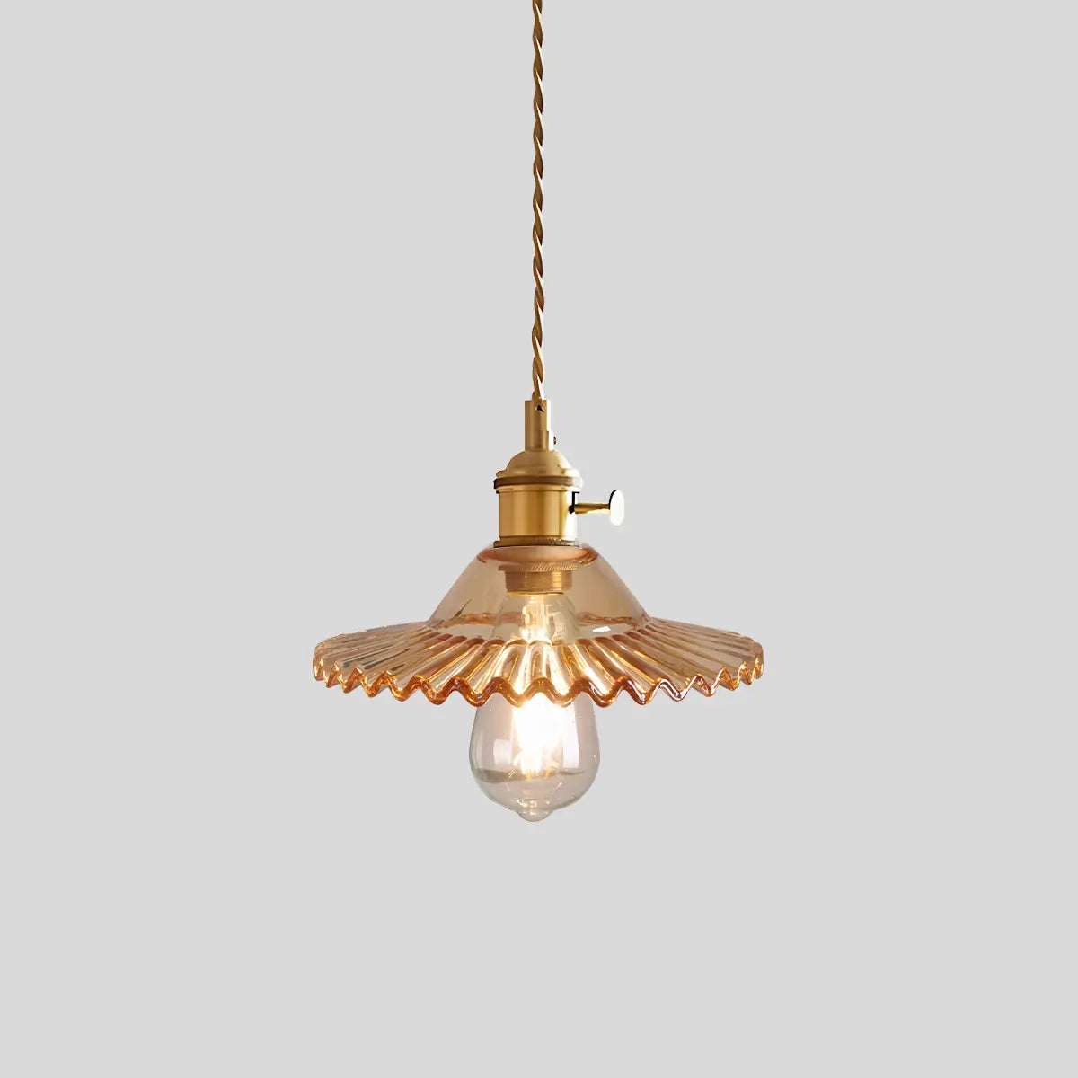 Pendant Light Glass Bronze Adjustable Cable Transparent Dining Room Kitchen Island Hanging Ceiling Lamp | Thomler