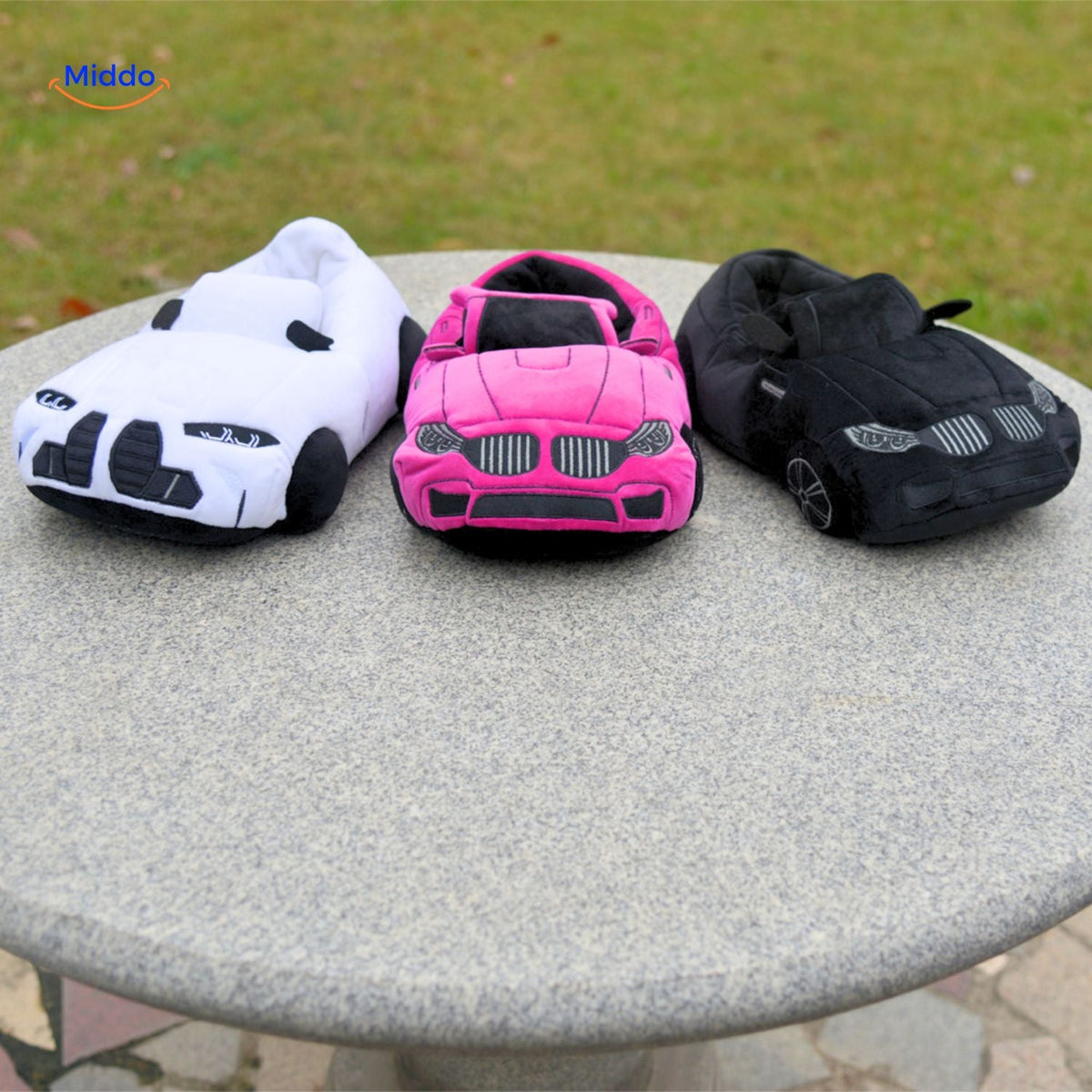 Race Car Plush House Slippers – Motorsport-Inspired Indoor Footwear for Men & Women | Thomler