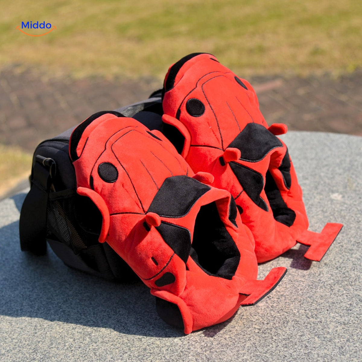 Race Car Plush House Slippers – Motorsport-Inspired Indoor Footwear for Men & Women | Thomler