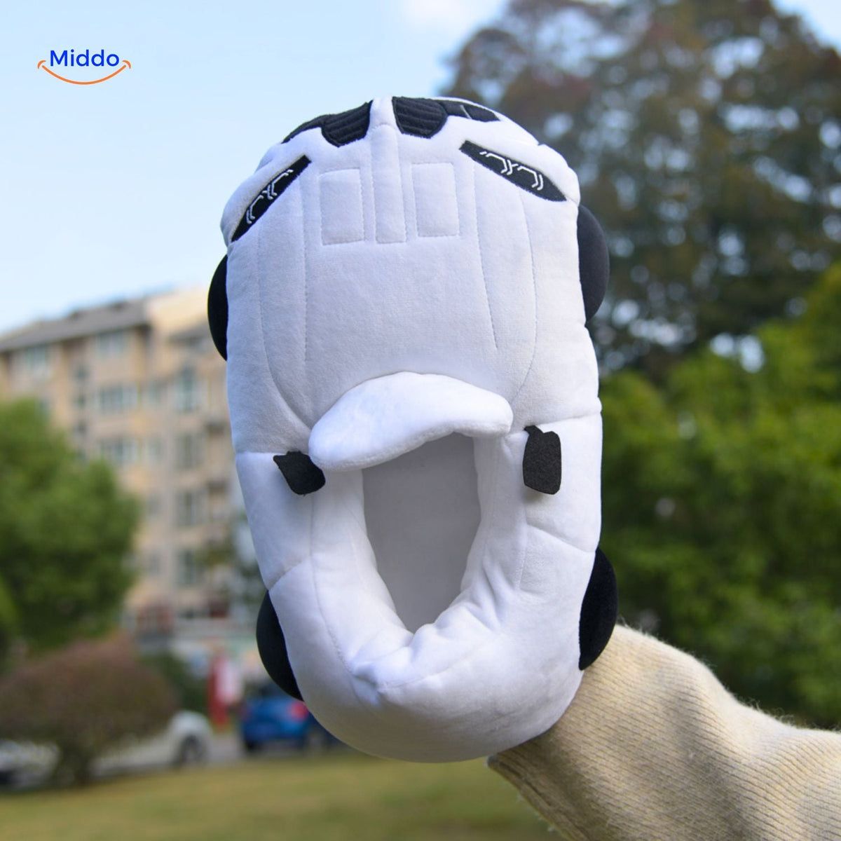 Race Car Plush House Slippers – Motorsport-Inspired Indoor Footwear for Men & Women | Thomler