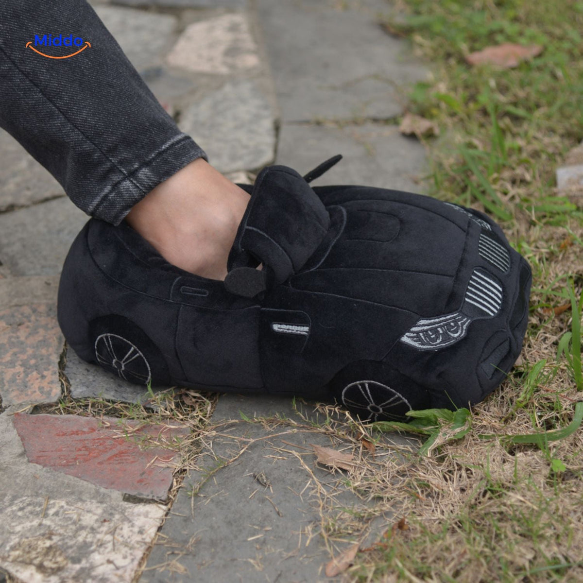 Race Car Plush House Slippers – Motorsport-Inspired Indoor Footwear for Men & Women | Thomler
