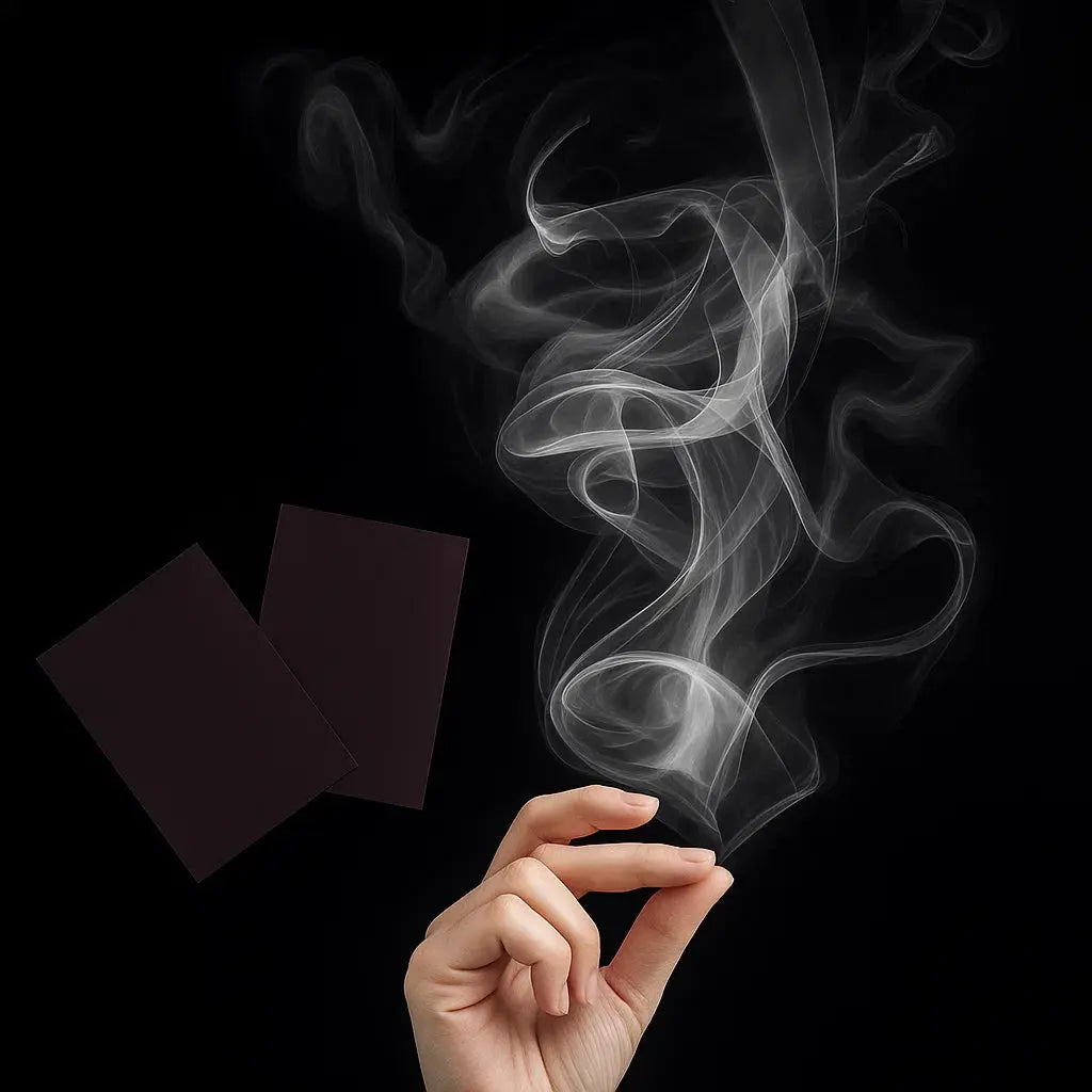 Smoke Effect Paper 8.0 cm x 6.0 cm Magic Tricks Stage Performances Video Content Finger Smoke Illusion Set | Thomler